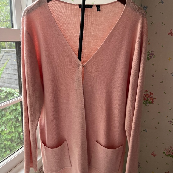 Vintage Anne Klein Merino Wool Cardigan - Picture 1 of 5